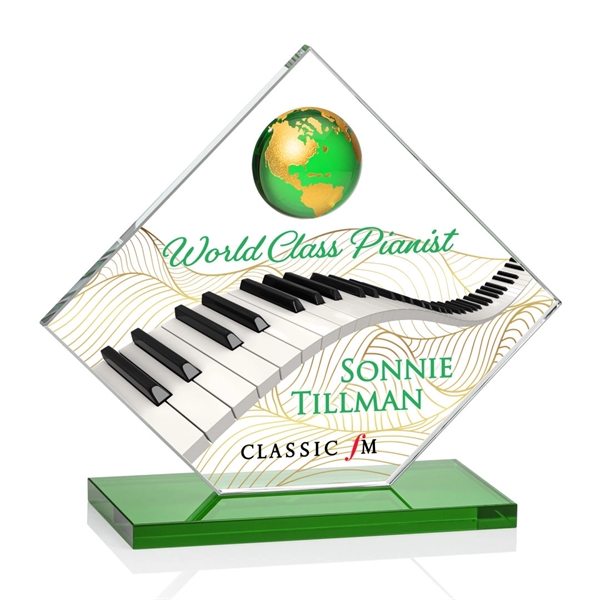 Ferrand VividPrint™ Award - Green/Gold... from ASI 84592 St Regis Group / St Regis