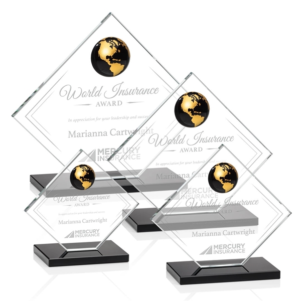 Ferrand Globe Award - Black/Gold... from ASI 84592 St Regis Group / St Regis