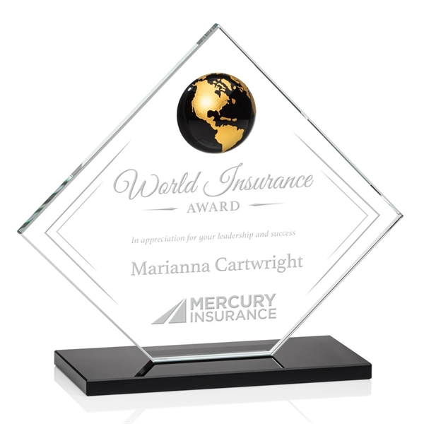 Ferrand Globe Award - Black/Gold... from ASI 84592 St Regis Group / St Regis