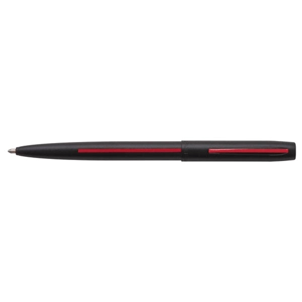 Matte Black Cap-O-Matic Space pen with thin color line to represent... from ASI 54423 Fisher Space Pen Co / Fisher Space Pen