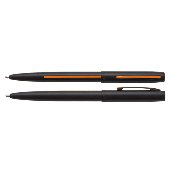 Matte Black Cap-O-Matic Space pen with thin color line to represent... from ASI 54423 Fisher Space Pen Co / Fisher Space Pen