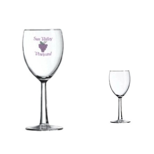 8oz Noblesse Wineglass with Hex Stem, spot color... from ASI 80093 Pyrographics / Pyrographics Line
