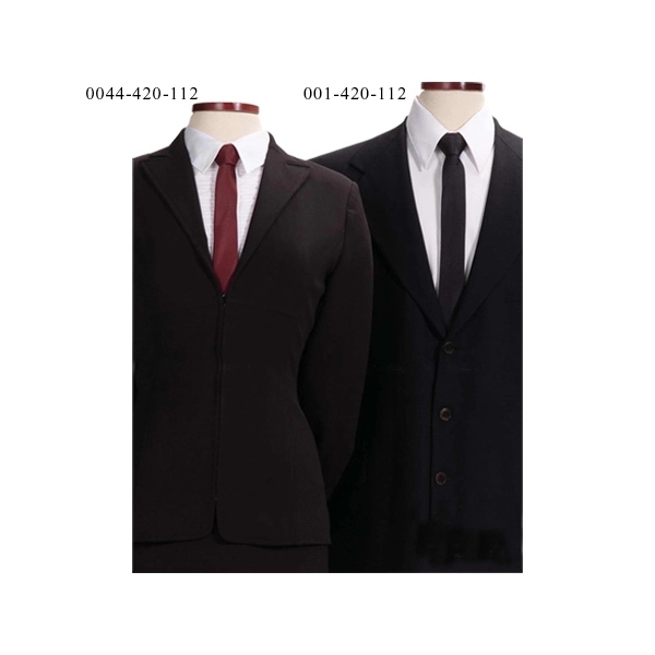 Black slim 1-3/4" wide 100% polyester skinny neck tie. Also in... from ASI 98085 Wolfmark