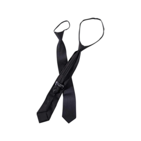 Dark navy blue poplin adjustable zipper tie.... from ASI 98085 Wolfmark