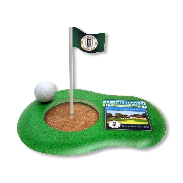 8.25" x 11" plastic practice putting green and cup with felt... from ASI 68207 MAC Specialties Ltd / Sport Products Plus