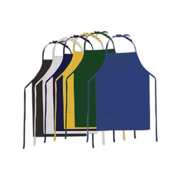 Adult polyester / cotton twill middling apron with 6" pocket.... from ASI 31977 Adline Industries Inc