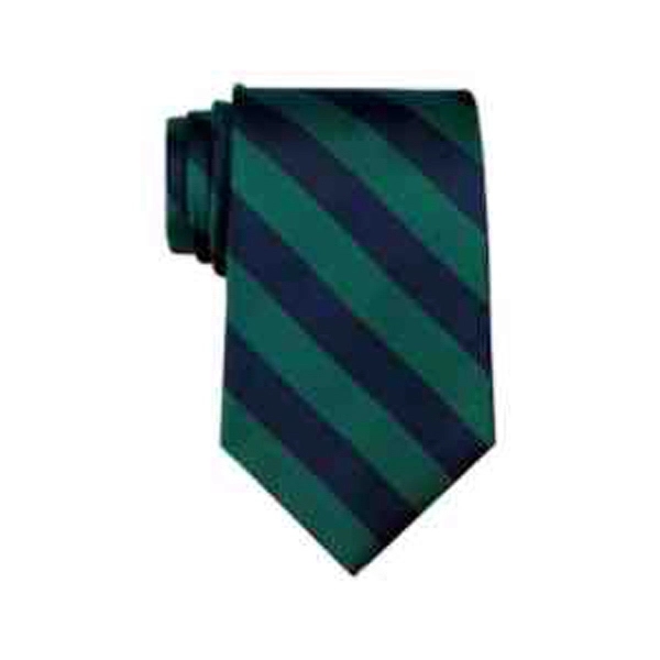 Green and navy blue collegiate stripe ties.... from ASI 98085 Wolfmark