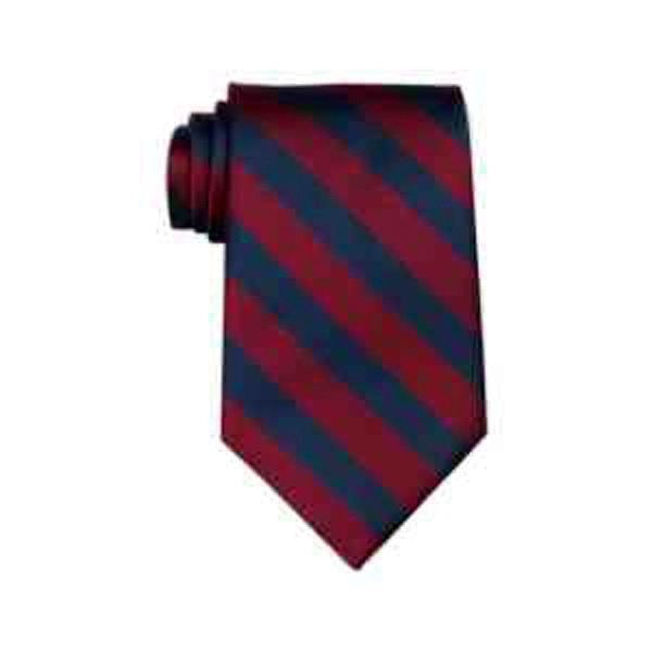 Maroon and navy blue collegiate stripe ties.... from ASI 98085 Wolfmark