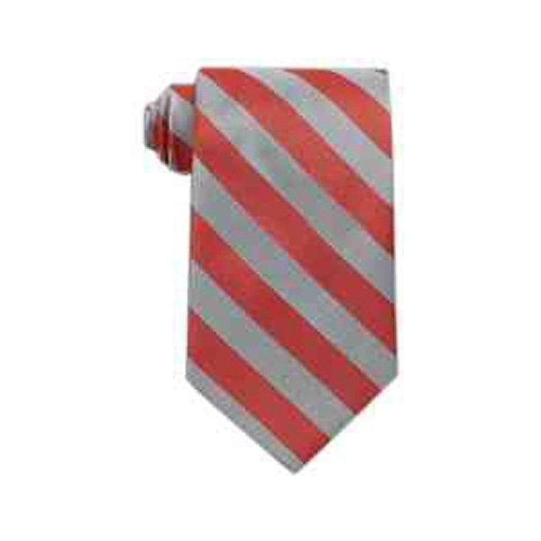 Red and gray collegiate stripe ties.... from ASI 98085 Wolfmark