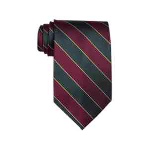 Green, maroon and gold stripe men's tie.... from ASI 98085 Wolfmark