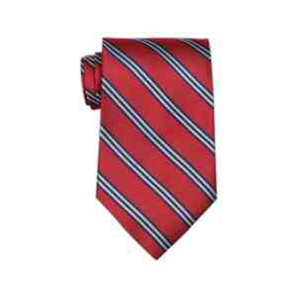 Navy, red and gray stripe tie.... from ASI 98085 Wolfmark
