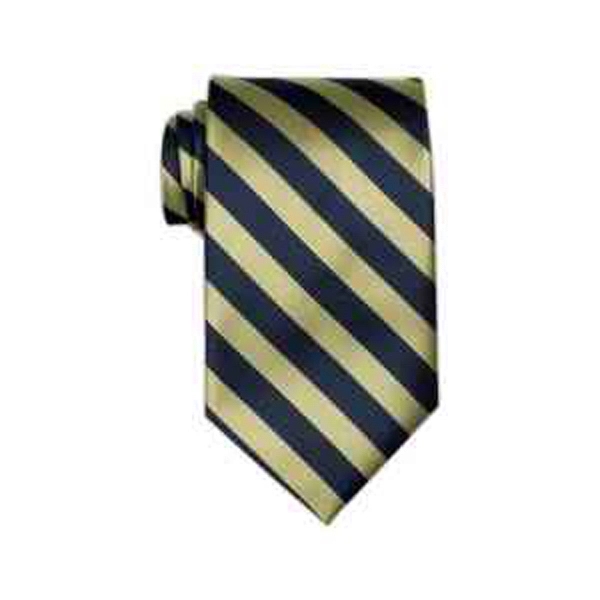 Black and gold stripe men's tie.... from ASI 98085 Wolfmark