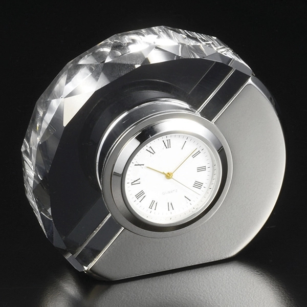 Crystal and metal clock.... from ASI 55540 Furniward Company / Furniward