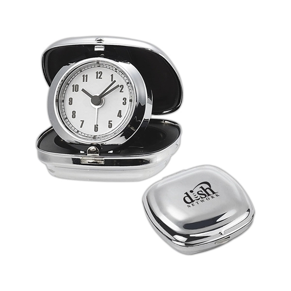 Silver travel foldable alarm clock.... from ASI 55540 Furniward Company / Furniward