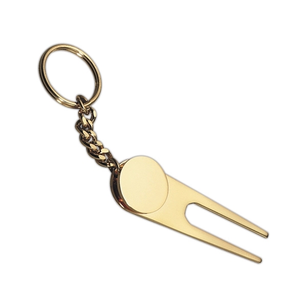 Divot shaped golf key chain.... from ASI 55540 Furniward Company / Furniward