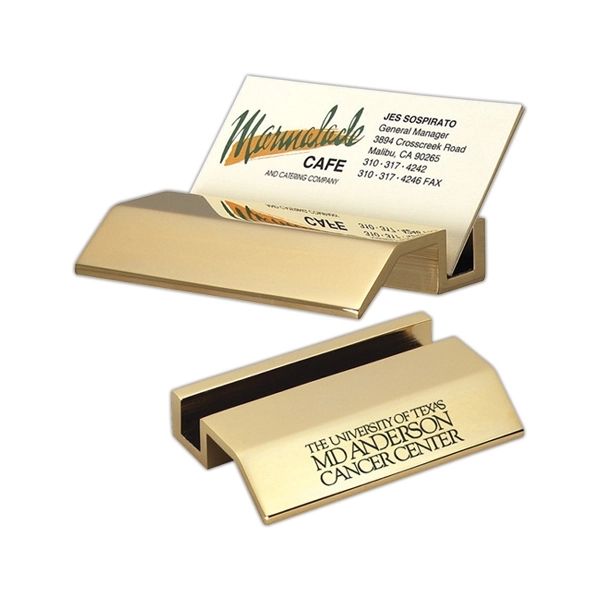 Twenty four karat gold card holder.... from ASI 55540 Furniward Company / Furniward