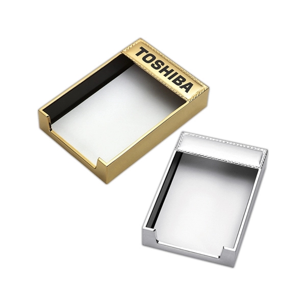 Memo pad holder, 4 1/4" x 6 1/2" x 1 1/2".... from ASI 55540 Furniward Company / Furniward