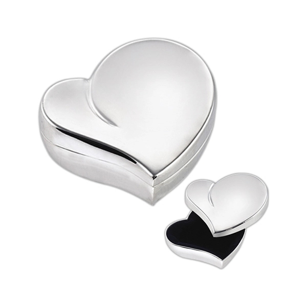 Silver small heart shaped box.... from ASI 55540 Furniward Company / Furniward