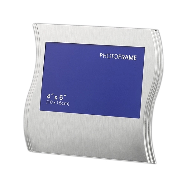 Silver metal photo frame, 7 1/2" x 7" x 1/2".... from ASI 55540 Furniward Company / Furniward