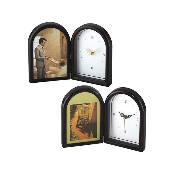 Picture frame clock, fits 5" x 7" photo.... from ASI 55540 Furniward Company / Furniward