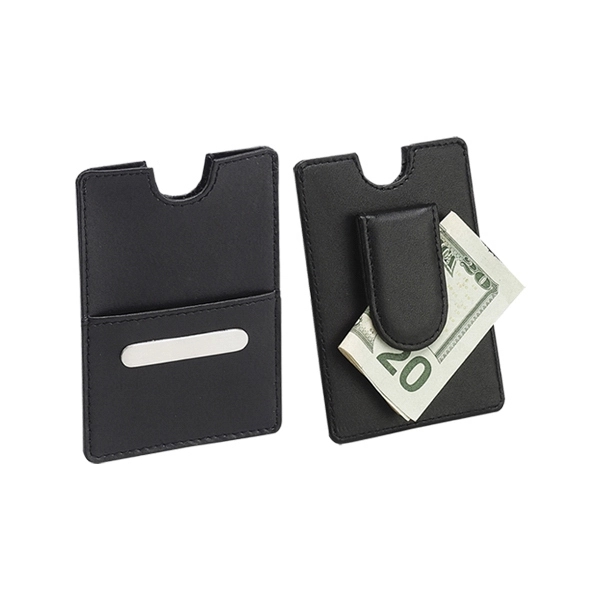 Leather money clip and card holder.... from ASI 55540 Furniward Company / Furniward