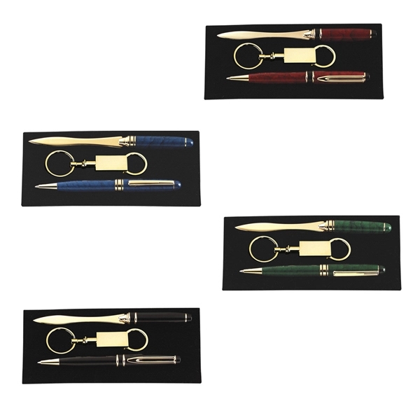 Pen, letter opener and key chain gift set.... from ASI 55540 Furniward Company / Furniward