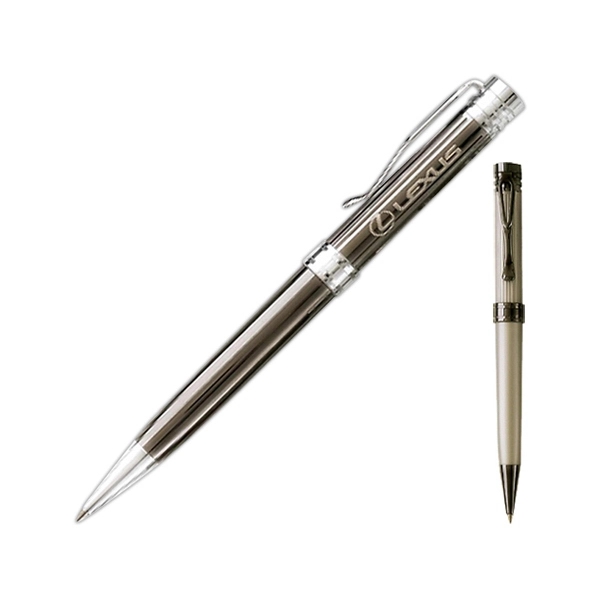 Brass constructed twist action ballpoint pen.... from ASI 90859 Tempo Industries Inc / Tempoline TimeNet