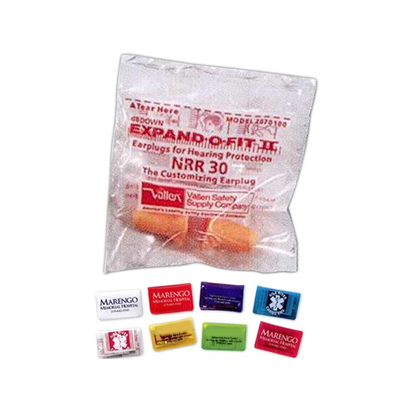 Pocket-sized vinyl pouch with one pair of uncorded earplugs.... from ASI 90859 Tempo Industries Inc / Tempoline