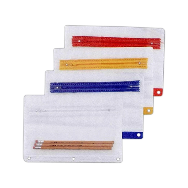 Notebook/binder school pouch for supplies with one clear side and one... from ASI 90859 Tempo Industries Inc / Tempoline