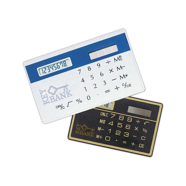 Credit card size solar calculator.... from ASI 40544 Binaco / Binaline
