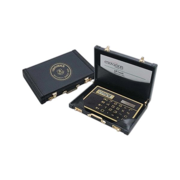 Leatherette suitcase business card holder.... from ASI 40544 Binaco / Binaline