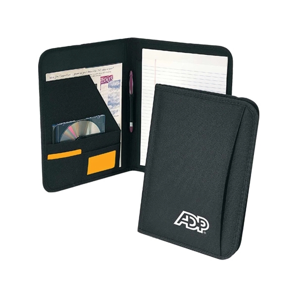 Meeting padfolio, 600 denier polyester with letter size writing pad and... from ASI 40544 Binaco / Binaline