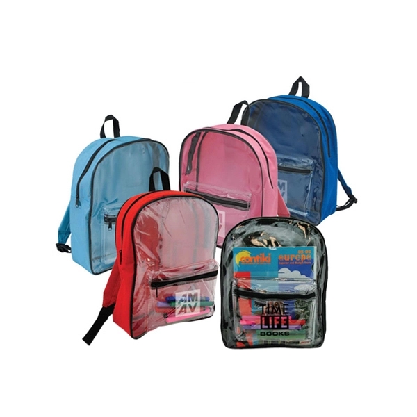 Backpack with PVC zippered main compartment.... from ASI 40544 Binaco / Binaline