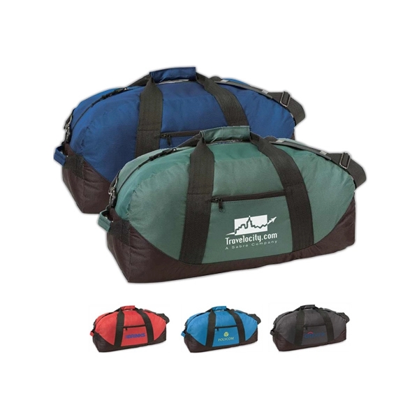 Duffel bag made of 600 denier polyester with zippered main and... from ASI 40544 Binaco / Binaline
