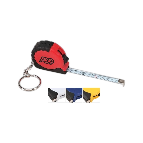 Two tone tape measure keychain.... from ASI 40544 Binaco / Binaline