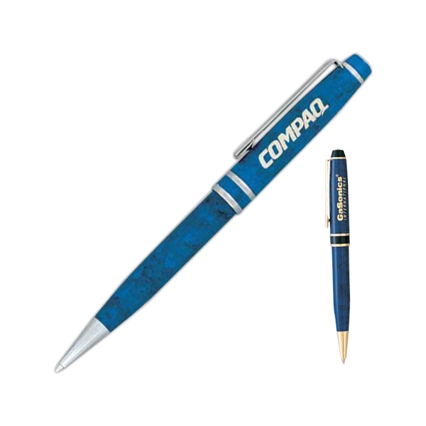 Twist action marble ballpoint pen.... from ASI 40544 Binaco / Binaline