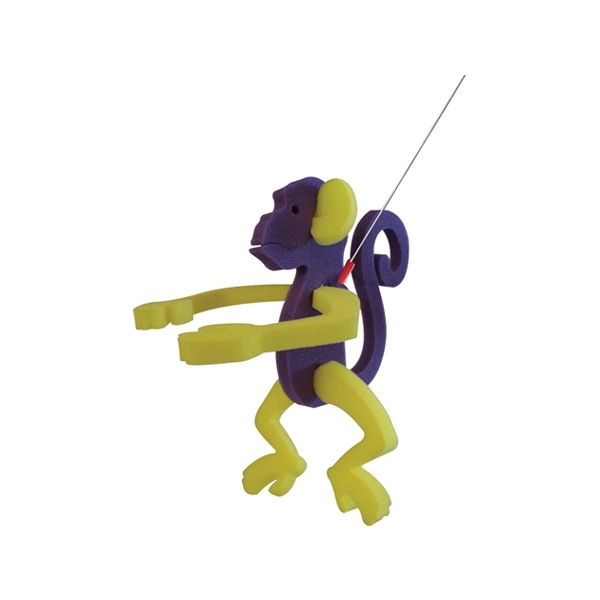Foam monkey toy on a leash... from ASI 54886 Foamworx / FoamWorx
