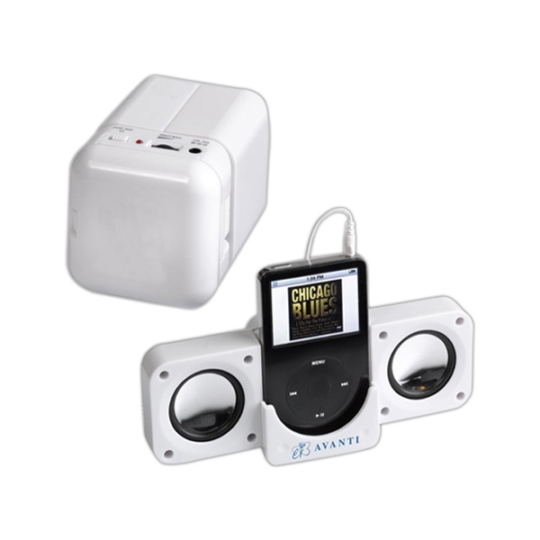 SolutionZ  - Compact speaker system with foldable speakers.... from ASI 88060 Snugz/USA Inc