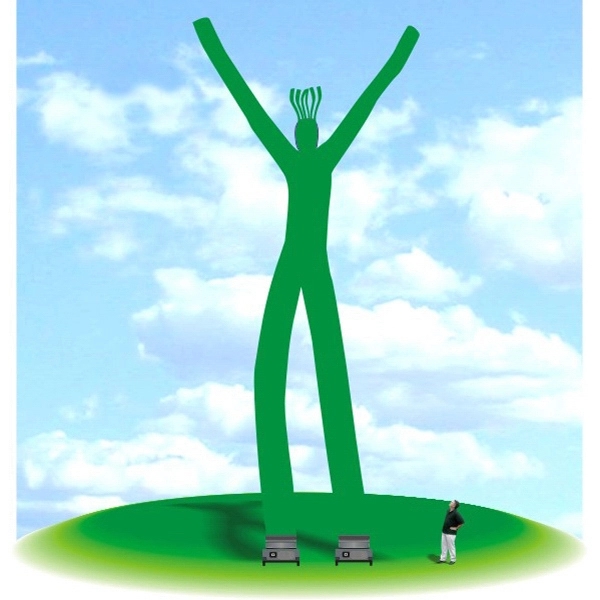 60' inflatable Fly Guy made of rip-stop nylon with two blowers.... from ASI 30442 Above & Beyond Advertising Products / PromoAdLine