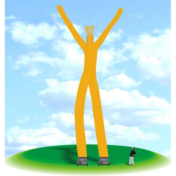 60' inflatable Fly Guy made of rip-stop nylon with two blowers.... from ASI 30442 Above & Beyond Advertising Products / PromoAdLine