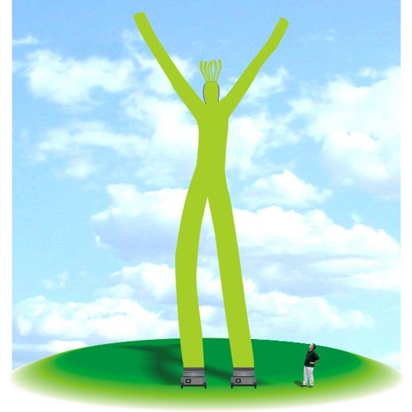 60' inflatable Fly Guy made of rip-stop nylon with two blowers.... from ASI 30442 Above & Beyond Advertising Products / PromoAdLine