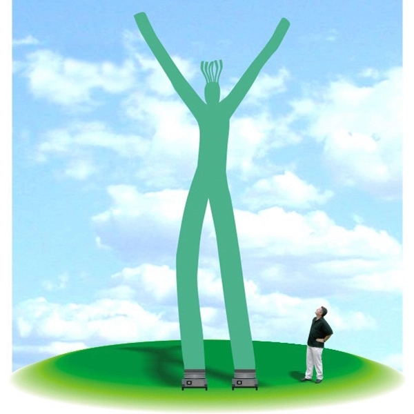 28' inflatable Fly Guy Tube Air Dancer made of rip-stop nylon... from ASI 30442 Above & Beyond Advertising Products / PromoAdLine