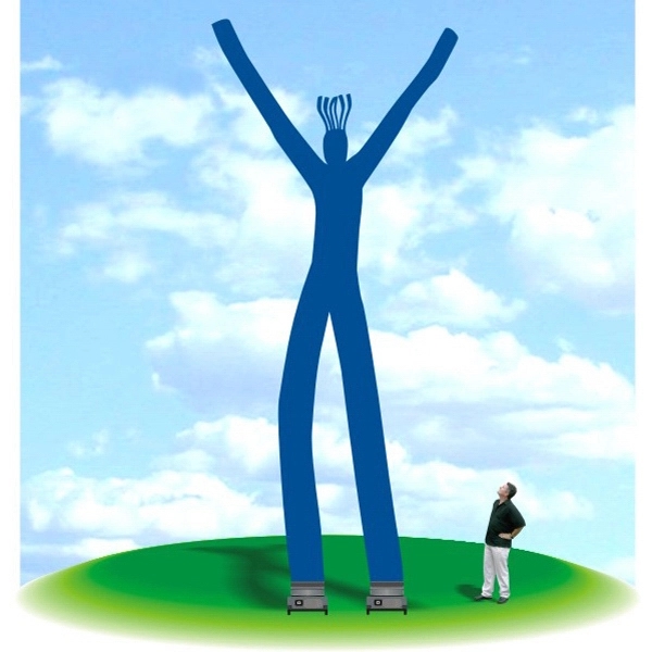 28' inflatable Fly Guy Tube Air Dancer made of rip-stop nylon... from ASI 30442 Above & Beyond Advertising Products / PromoAdLine