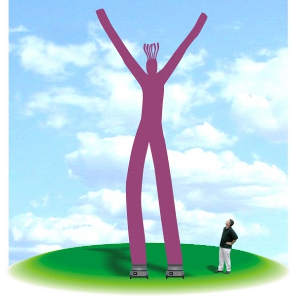 28' inflatable Fly Guy Tube Air Dancer made of rip-stop nylon... from ASI 30442 Above & Beyond Advertising Products / PromoAdLine