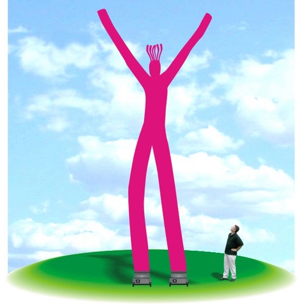 28' inflatable Fly Guy Tube Air Dancer made of rip-stop nylon... from ASI 30442 Above & Beyond Advertising Products / PromoAdLine