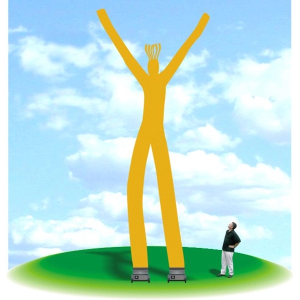 28' inflatable Fly Guy Tube Air Dancer made of rip-stop nylon... from ASI 30442 Above & Beyond Advertising Products / PromoAdLine