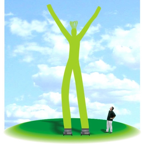 28' inflatable Fly Guy Tube Air Dancer made of rip-stop nylon... from ASI 30442 Above & Beyond Advertising Products / PromoAdLine