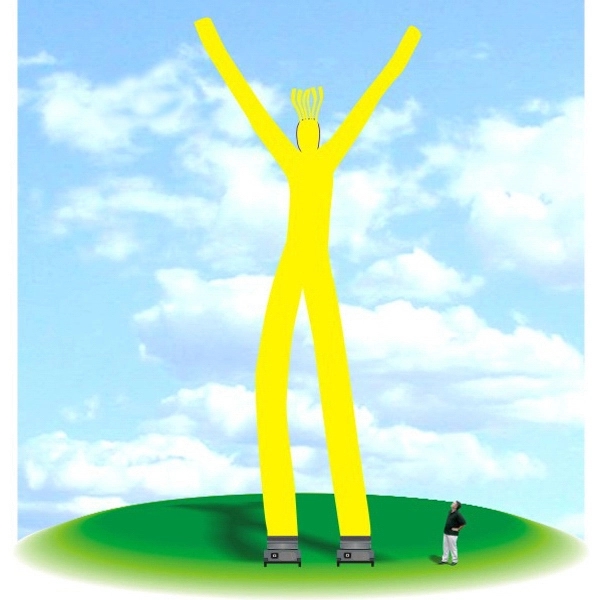 60' inflatable Fly Guy made of rip-stop nylon with two blowers.... from ASI 30442 Above & Beyond Advertising Products / PromoAdLine