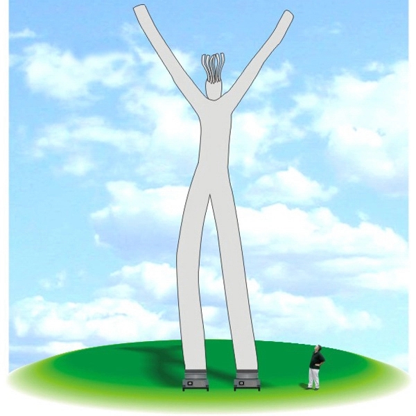 60' inflatable Fly Guy made of rip-stop nylon with two blowers.... from ASI 30442 Above & Beyond Advertising Products / PromoAdLine