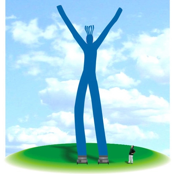60' inflatable Fly Guy made of rip-stop nylon with two blowers.... from ASI 30442 Above & Beyond Advertising Products / PromoAdLine